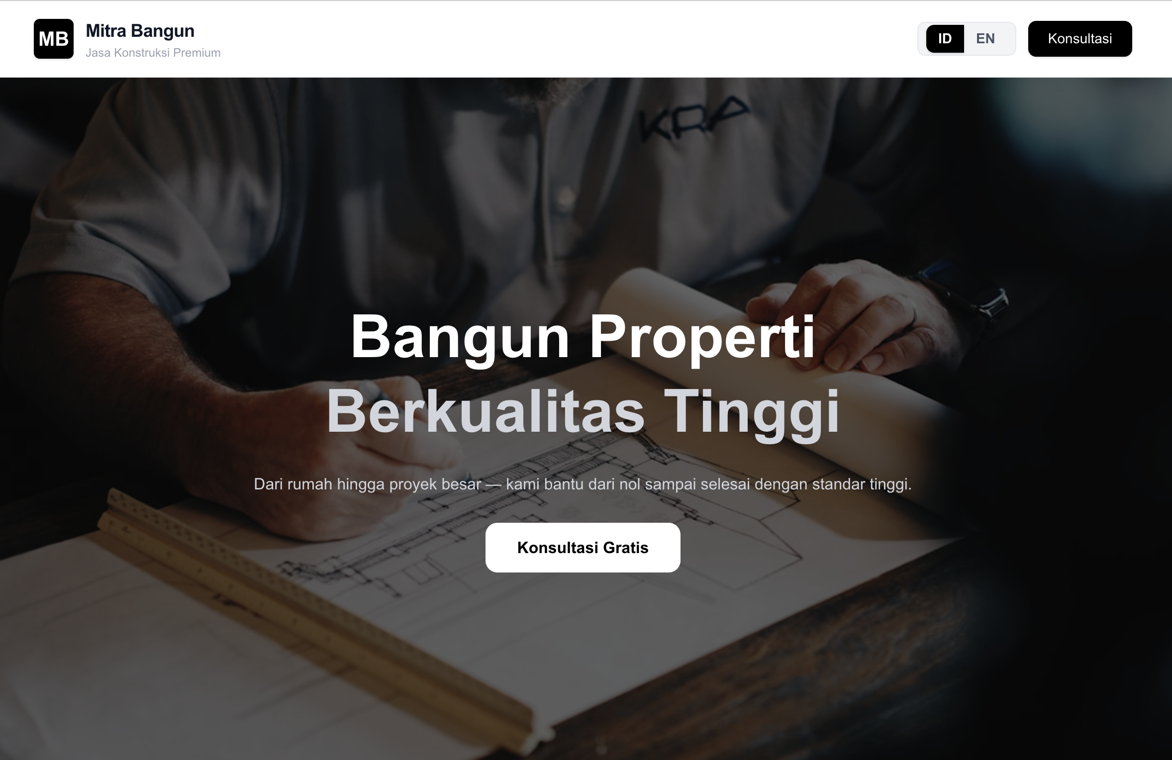 Contoh website jasa | Service Business Website Preview